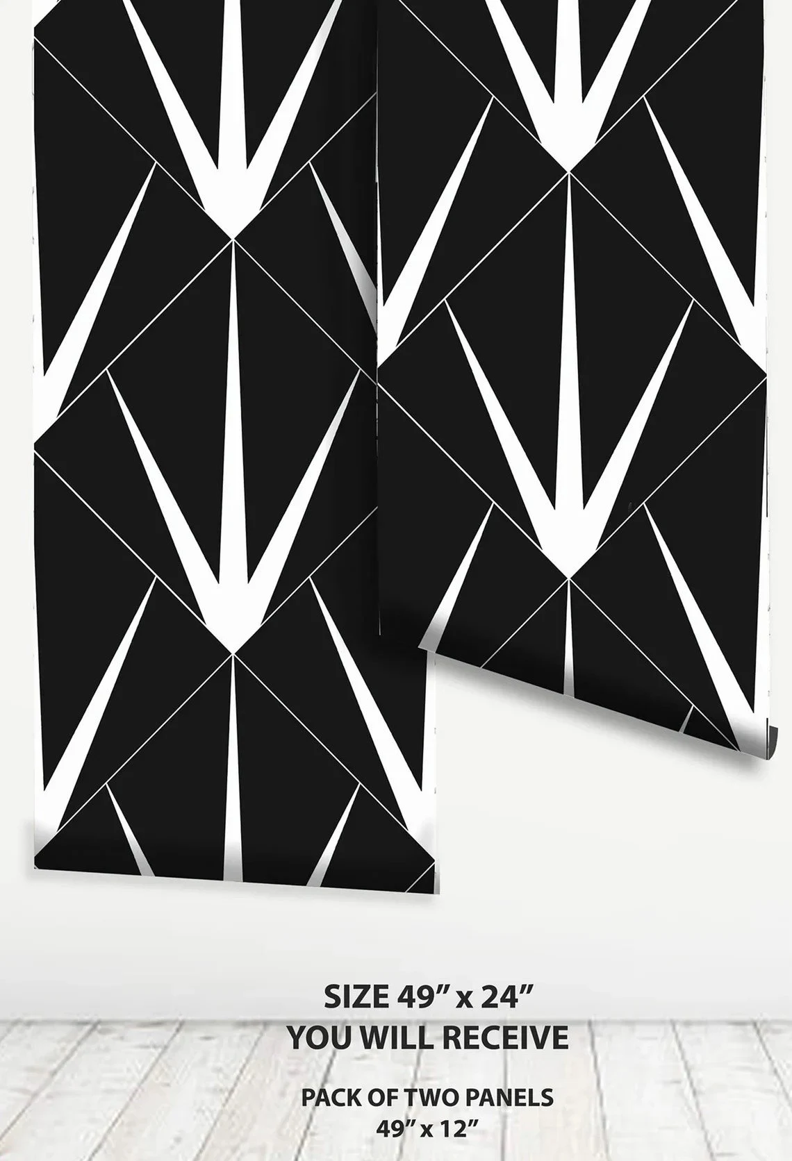 Ibiza Black Peel & Stick Anti-Slip Flooring