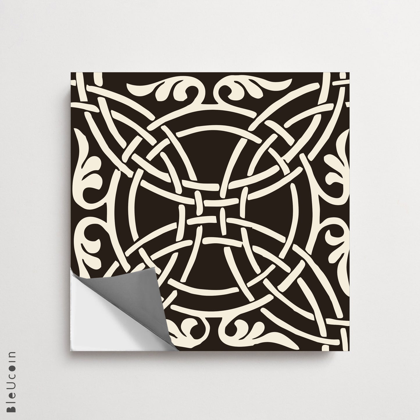 Casablanca Premium Peel and Stick Floor Tile Stickers | Removable, Renter friendly with Anti-Slip finish in sturdy 520 microns
