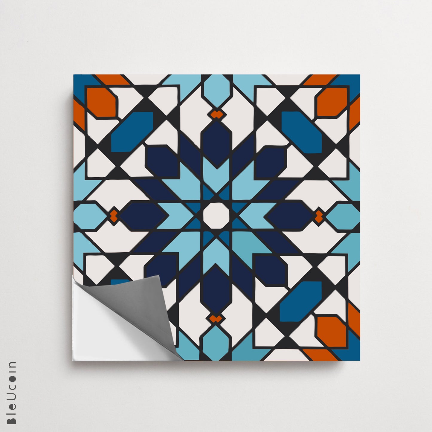 Tanjore Premium Peel and Stick Floor Tile Stickers | Removable, Renter friendly with Anti-Slip finish in sturdy 520 microns