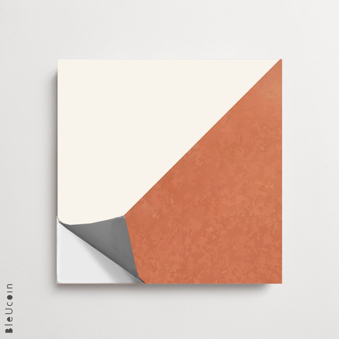 Diamond Ginger Premium Peel and Stick Floor Tile Stickers | Removable, Renter friendly with Anti-Slip finish in sturdy 520 microns