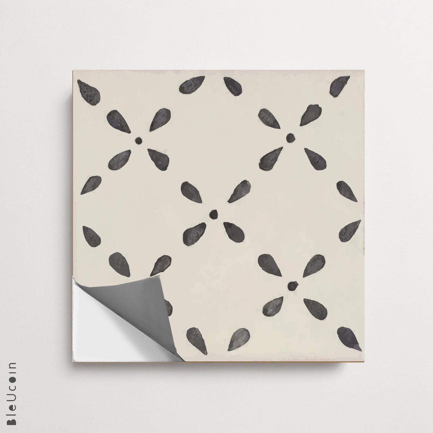 Yokohama Premium Peel and Stick Floor Tile Stickers | Removable, Renter friendly with Anti-Slip finish in sturdy 520 microns