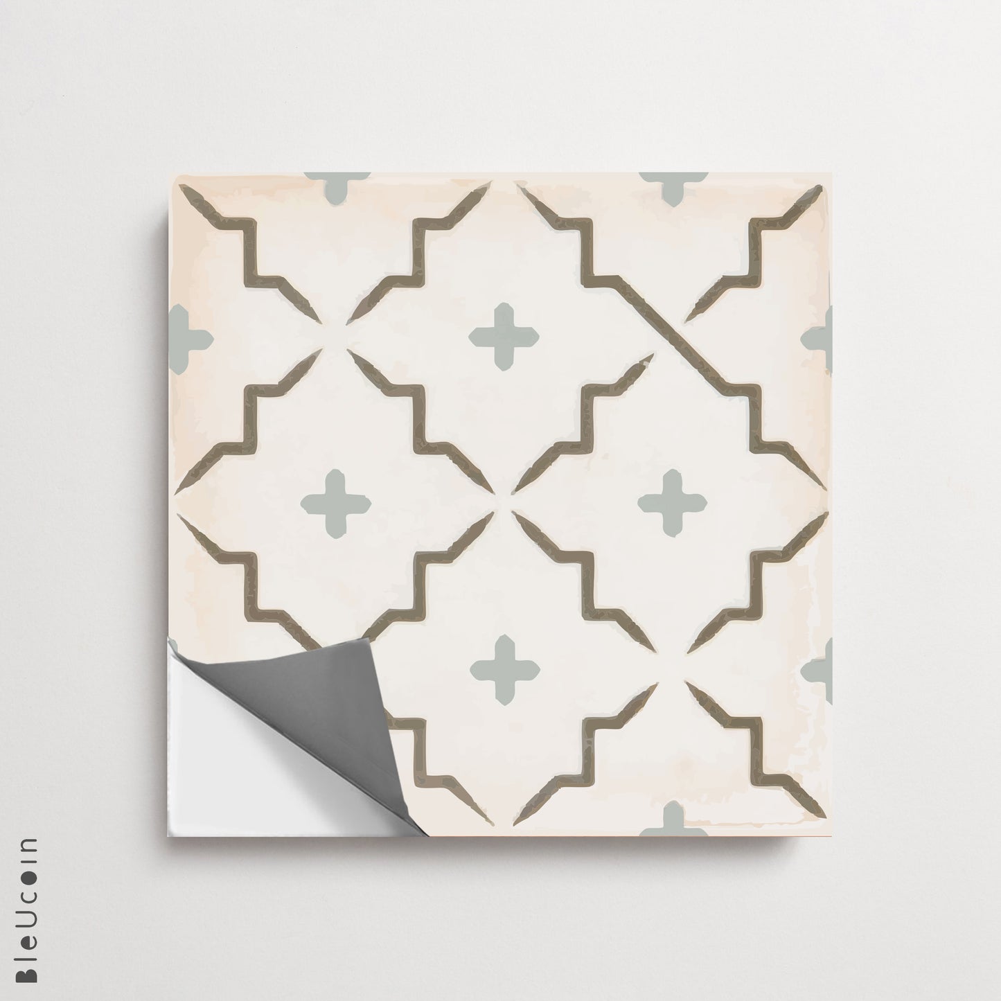 Cannes Premium Peel and Stick Floor Tile Stickers | Removable, Renter friendly with Anti-Slip finish in sturdy 520 microns