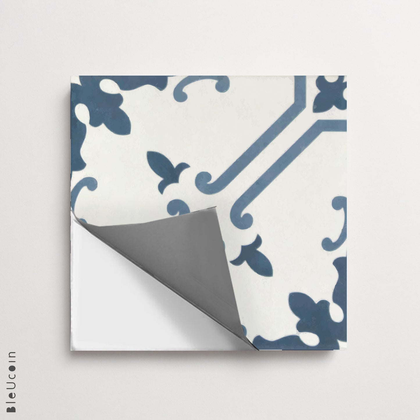 Prescott Sea Premium Peel and Stick Floor Tile Stickers | Removable, Renter friendly with Anti-Slip finish in sturdy 520 microns