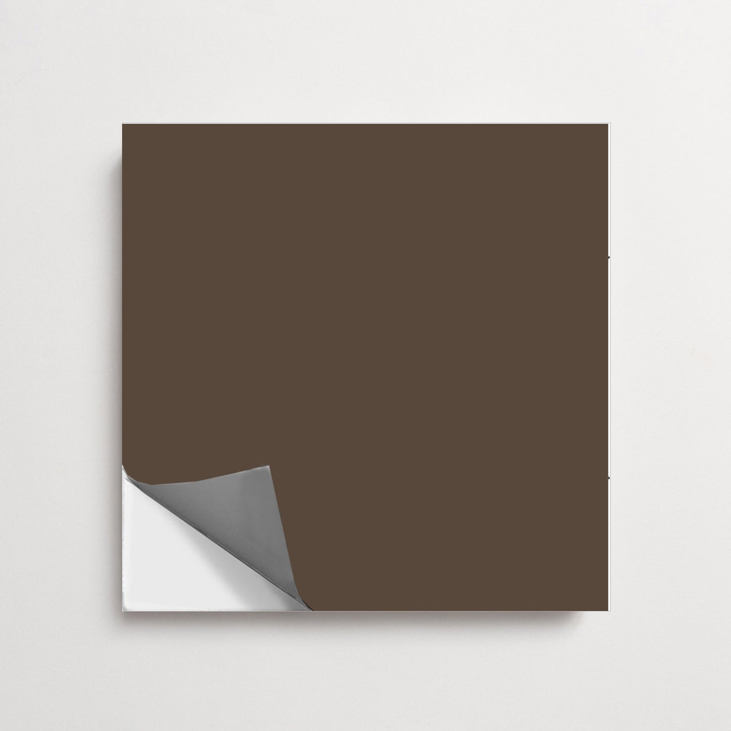 Brunette & Off White Checker Premium Peel and Stick Floor Tile Stickers | Removable, Renter friendly with Anti-Slip finish in sturdy 520 microns
