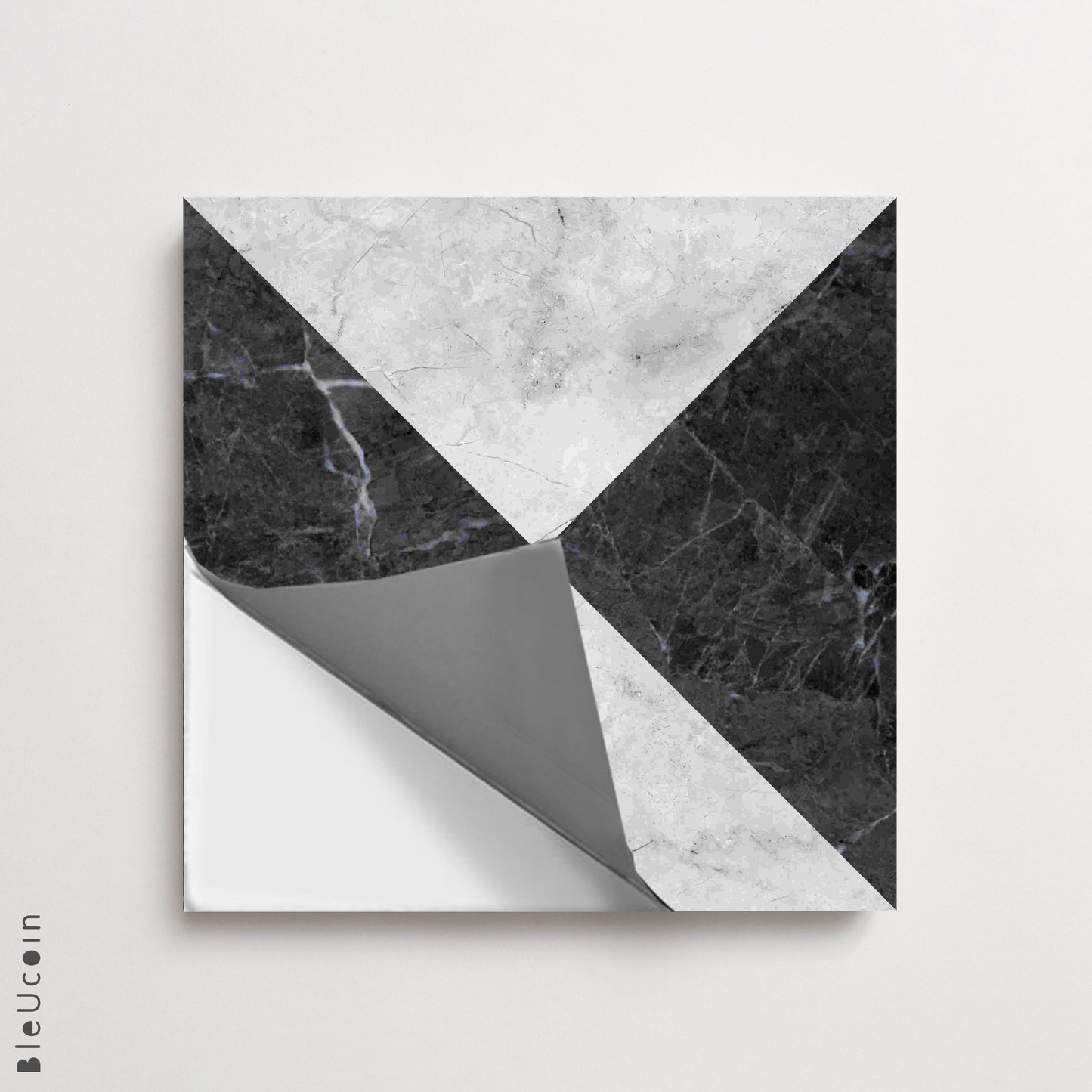 Terrassa Marble Premium Peel and Stick Floor Tile Stickers | Removable, Renter friendly with Anti-Slip finish in sturdy 520 microns