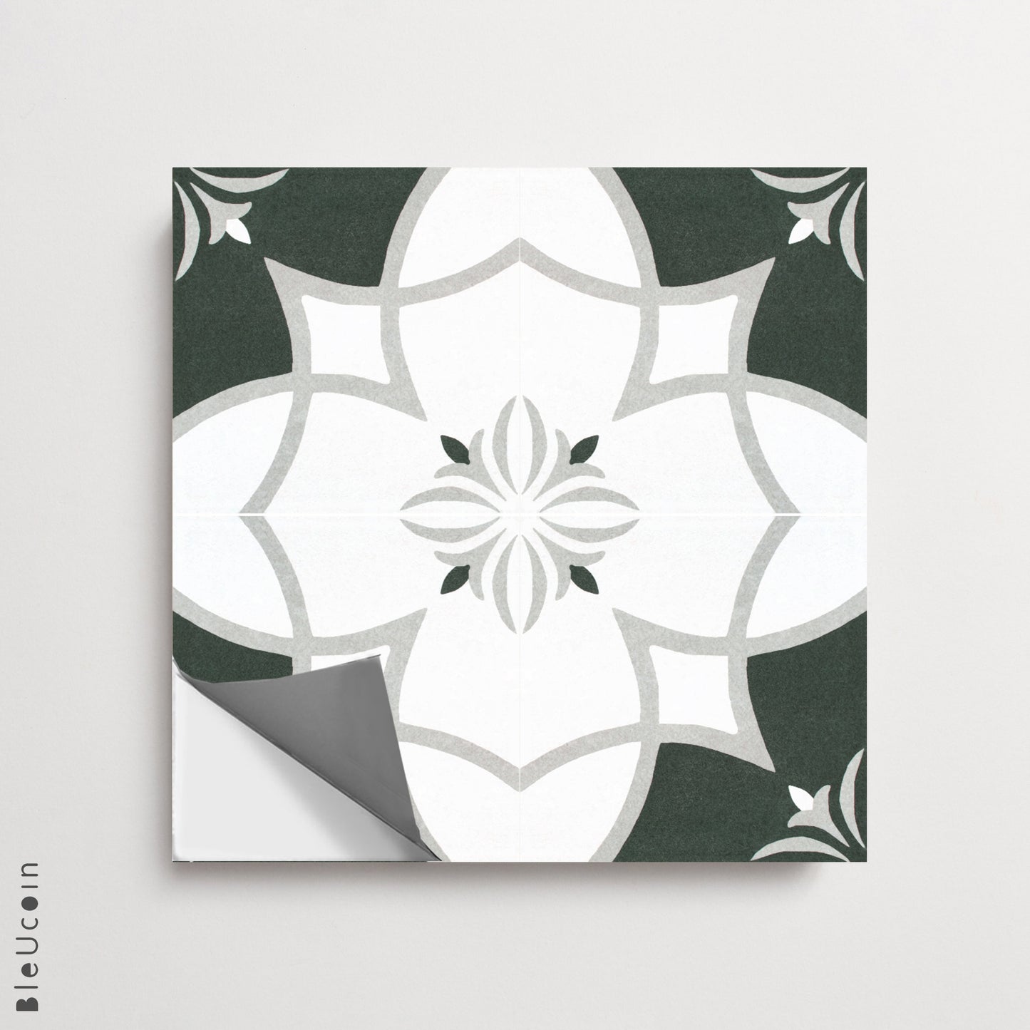 Lucerne Premium Peel and Stick Floor Tile Stickers | Removable, Renter friendly with Anti-Slip finish in sturdy 520 microns