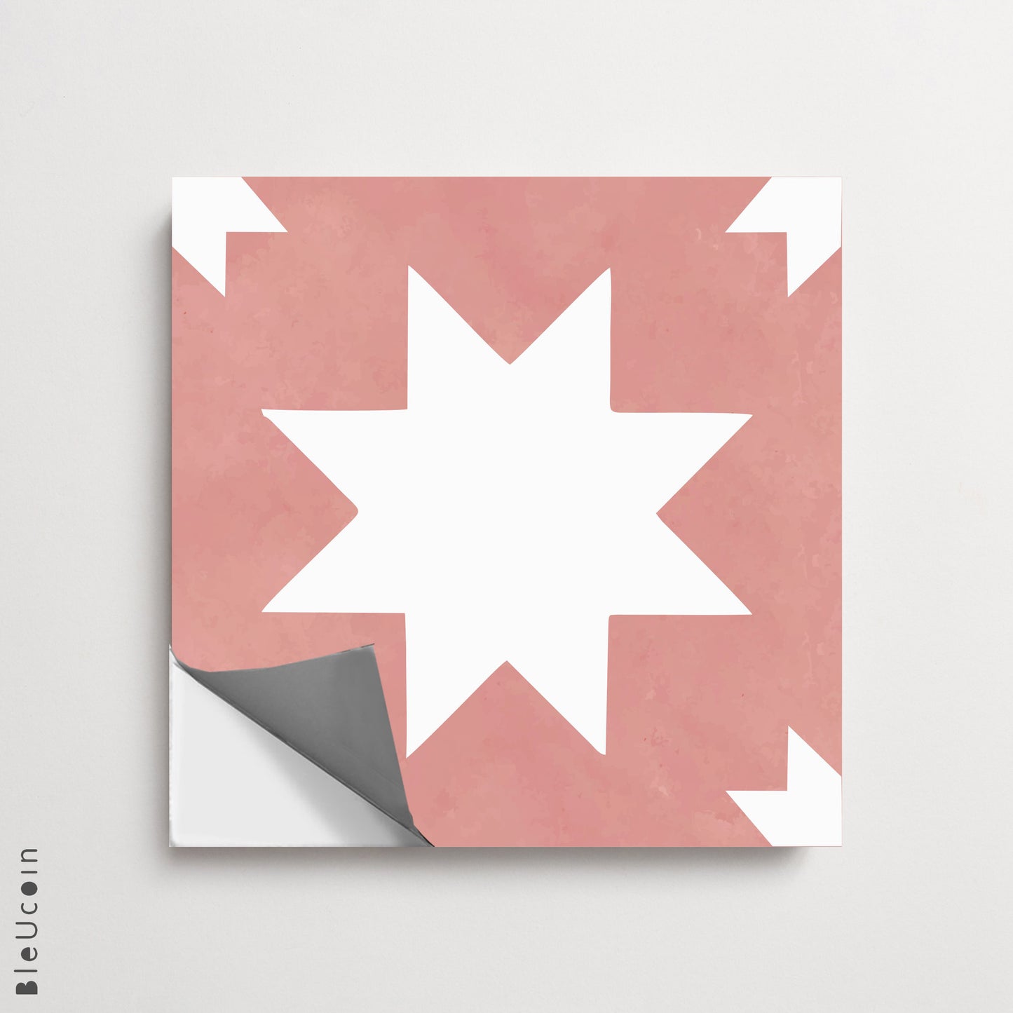 Carson Flamingo Premium Peel and Stick Floor Tile Stickers | Removable, Renter friendly with Anti-Slip finish in sturdy 520 microns