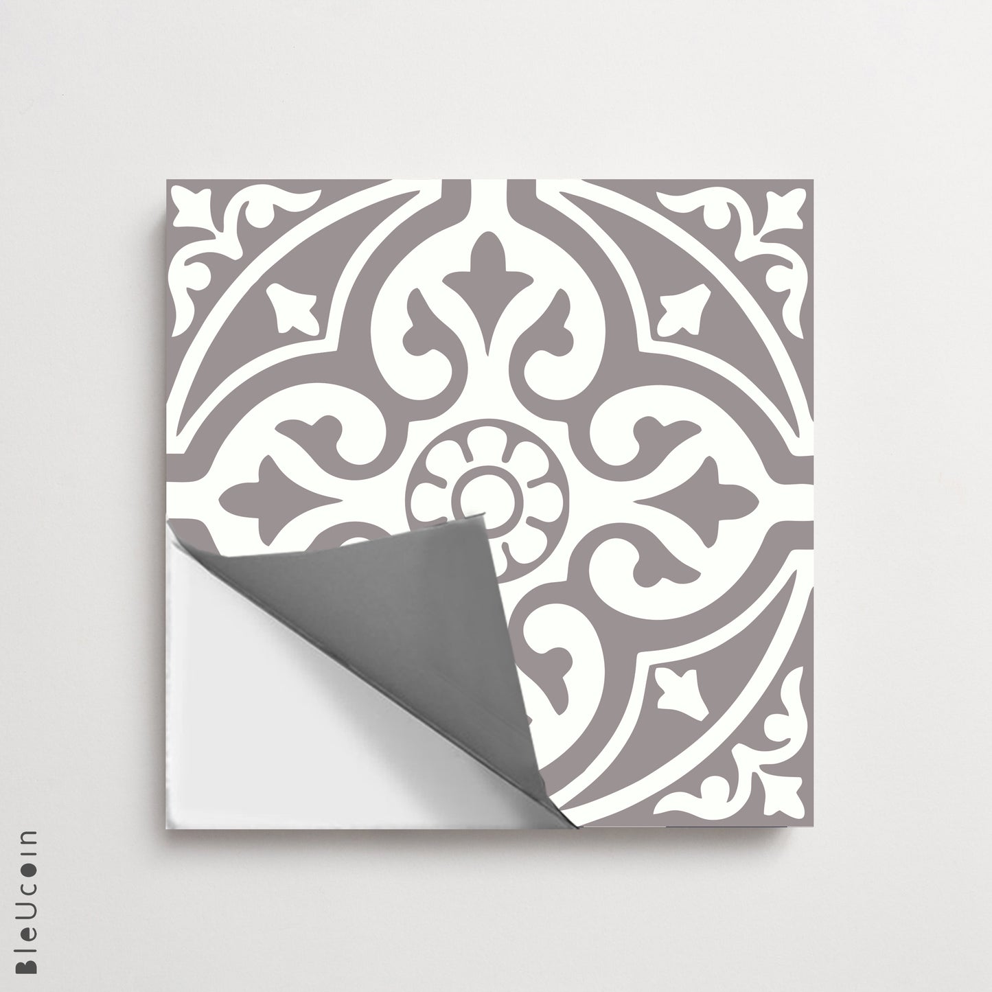Salerno Premium Peel and Stick Floor Tile Stickers | Removable, Renter friendly with Anti-Slip finish in sturdy 520 microns
