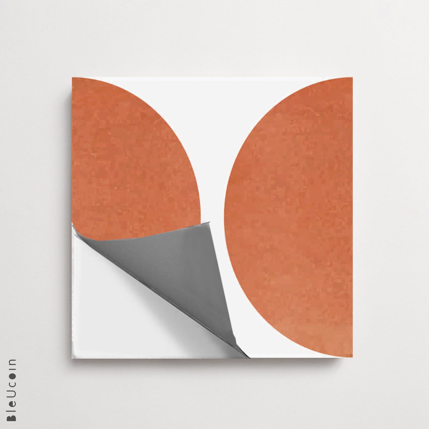 Parma Ginger Premium Peel and Stick Floor Tile Stickers | Removable, Renter friendly with Anti-Slip finish in sturdy 520 microns