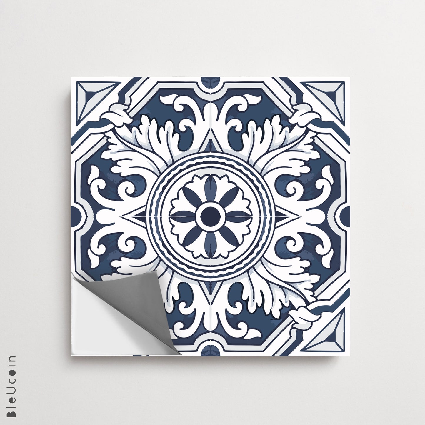 Porto Premium Peel and Stick Floor Tile Stickers | Removable, Renter friendly with Anti-Slip finish in sturdy 520 microns