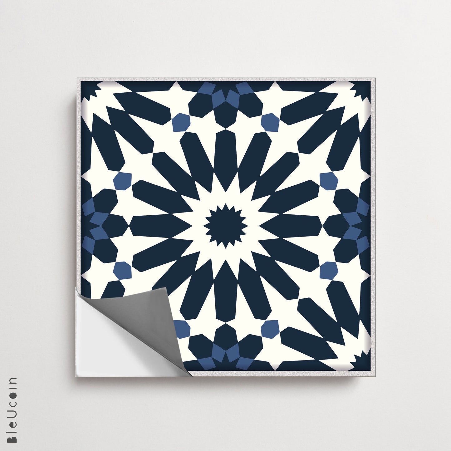 Tiznit Premium Peel and Stick Floor Tile Stickers | Removable, Renter friendly with Anti-Slip finish in sturdy 520 microns