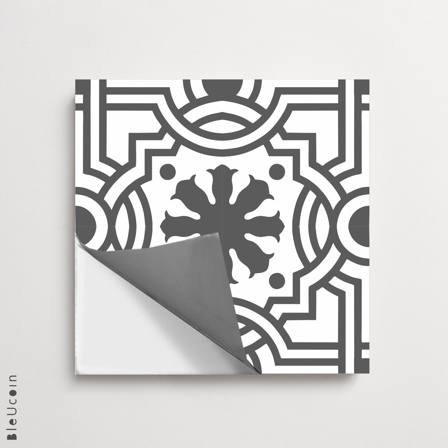 Santiago Premium Peel and Stick Floor Tile Stickers | Removable, Renter friendly with Anti-Slip finish in sturdy 520 microns