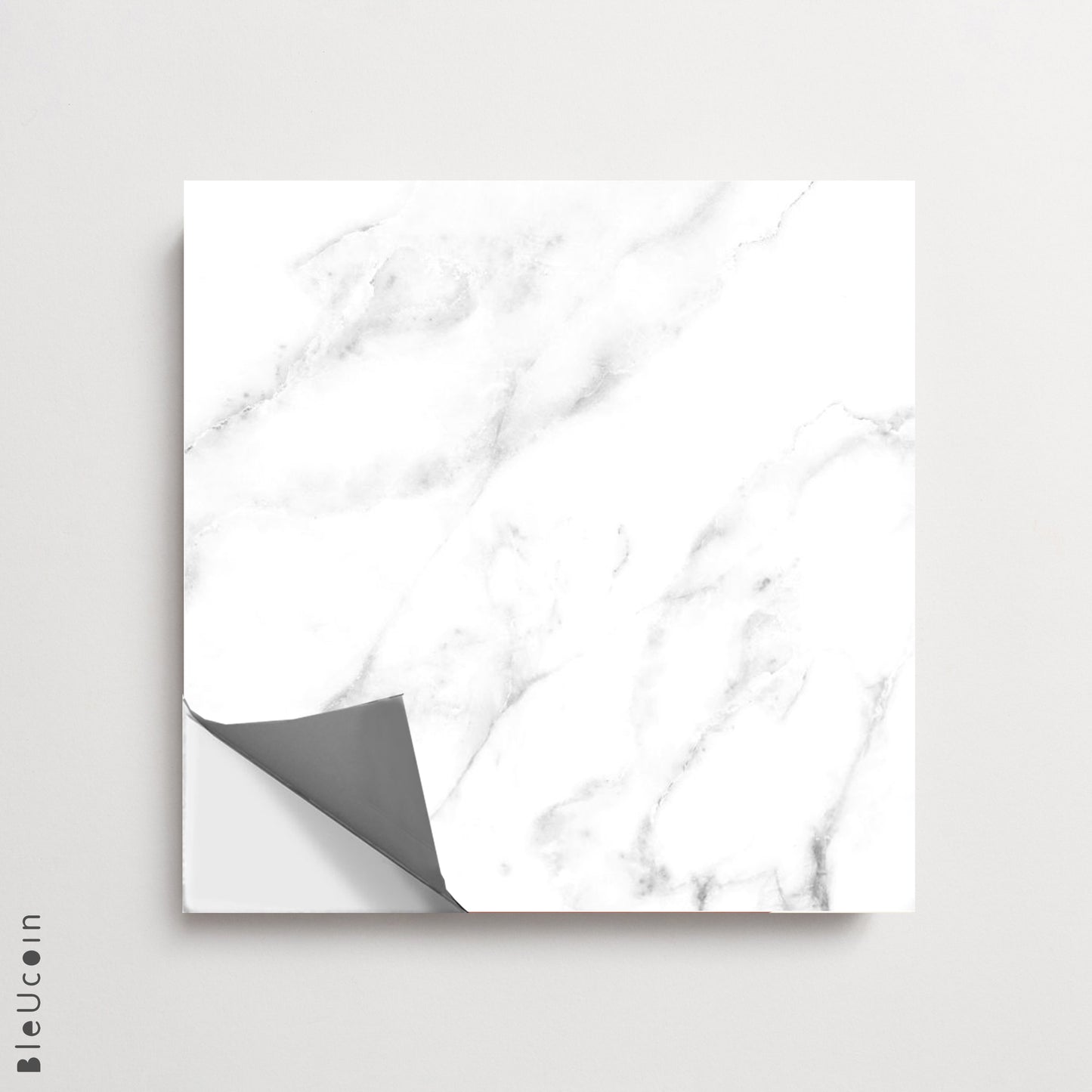 Marble Premium Peel and Stick Floor Tile Stickers | Removable, Renter friendly with Anti-Slip finish in sturdy 520 microns