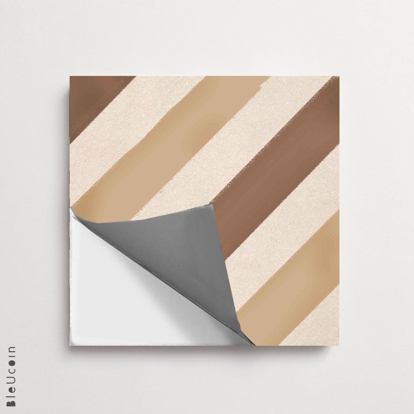 Vatican Rust Premium Peel and Stick Floor Tile Stickers | Removable, Renter friendly with Anti-Slip finish in sturdy 520 microns