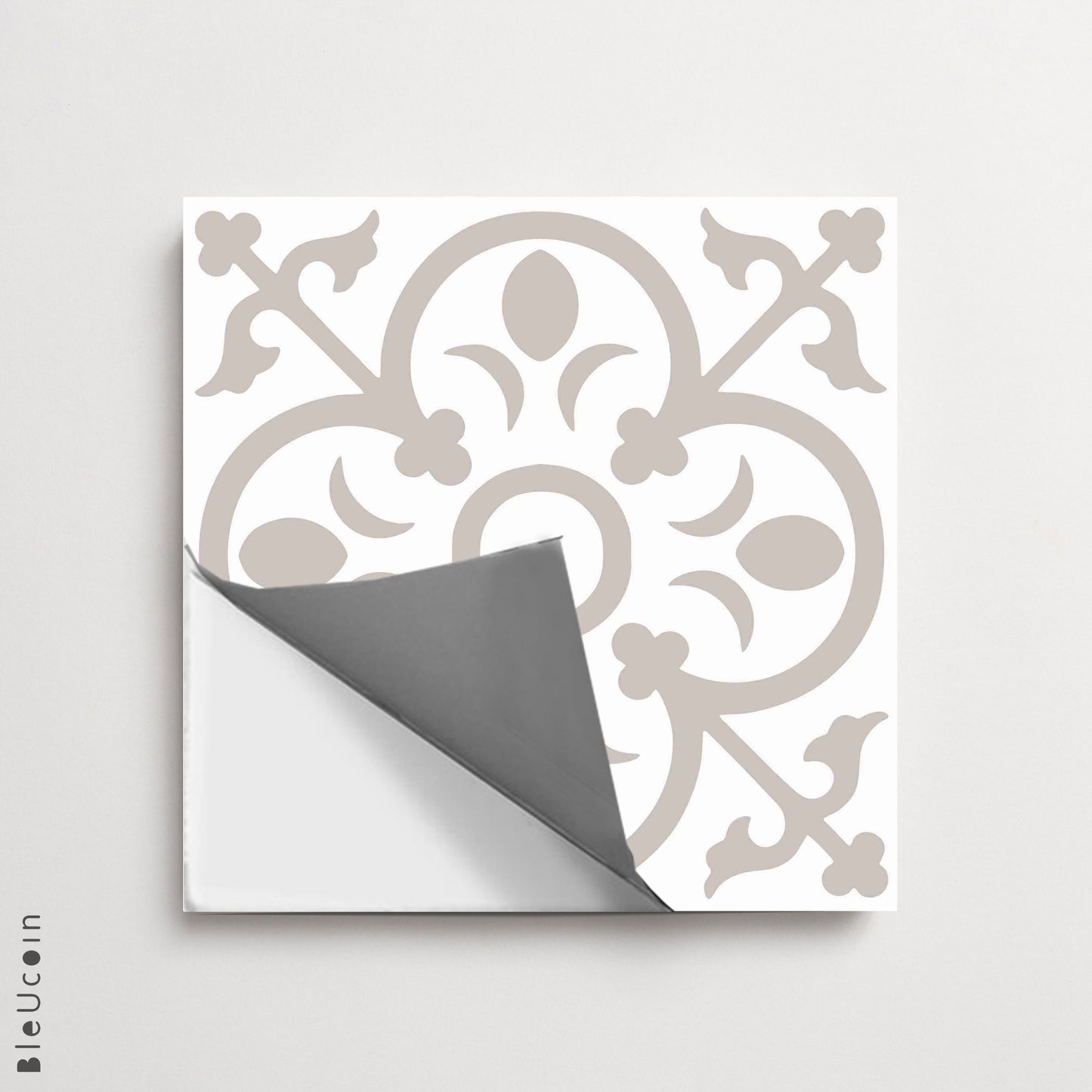 Bordeaux Premium Peel and Stick Floor Tile Stickers | Removable, Renter friendly with Anti-Slip finish in sturdy 520 microns