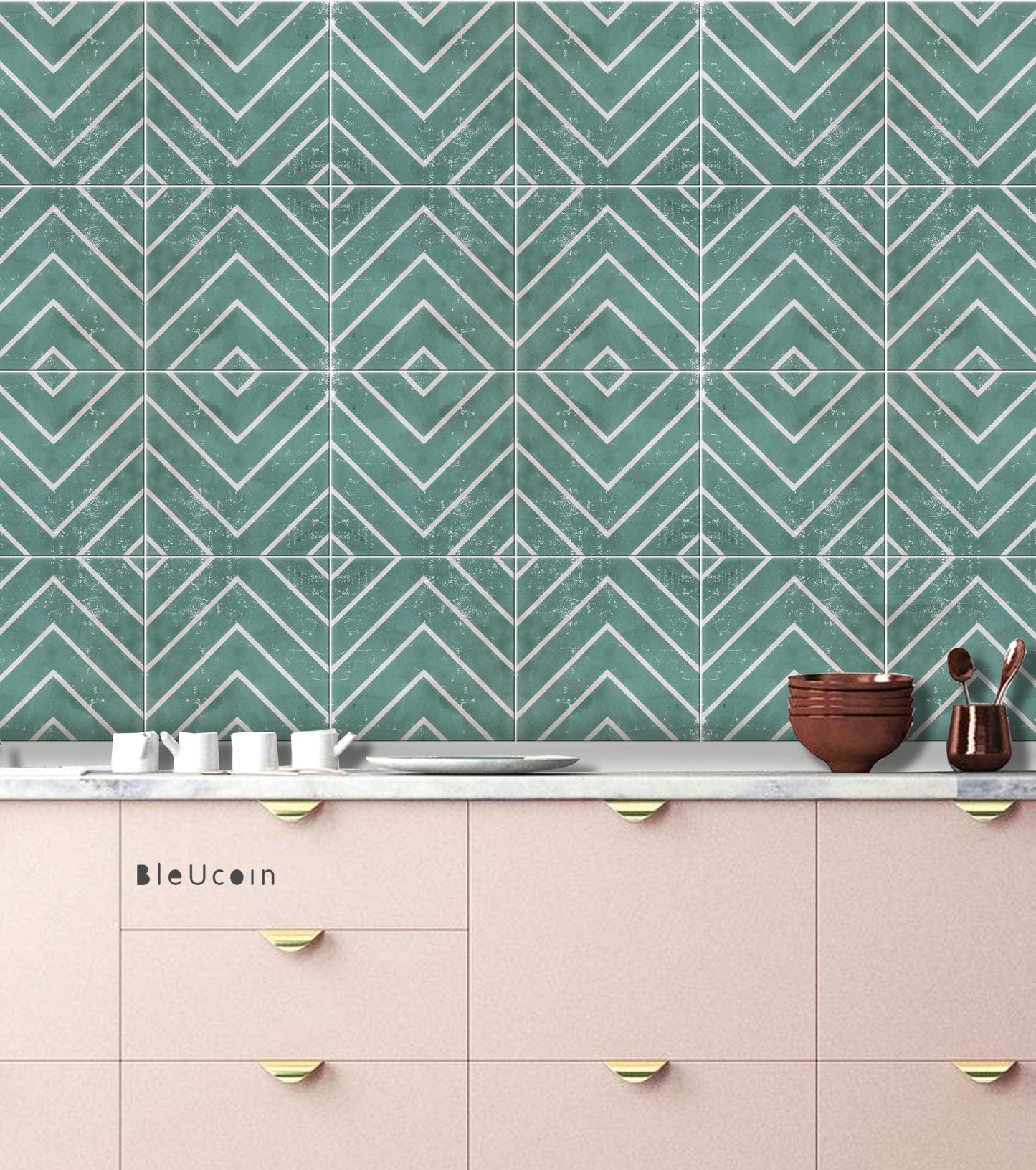 Athens Aqua Peel & Stick Tile