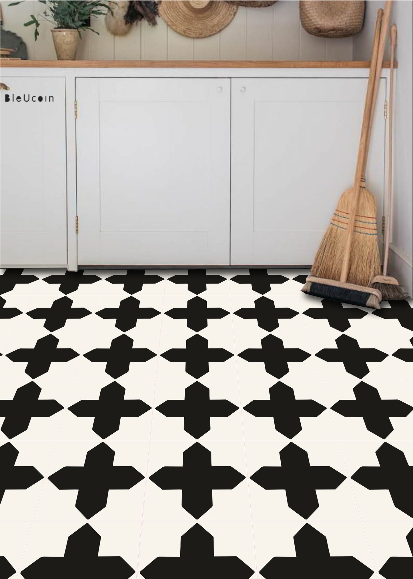 Hungary Premium Peel and Stick Floor Tile Stickers | Removable, Renter friendly with Anti-Slip finish in sturdy 520 microns