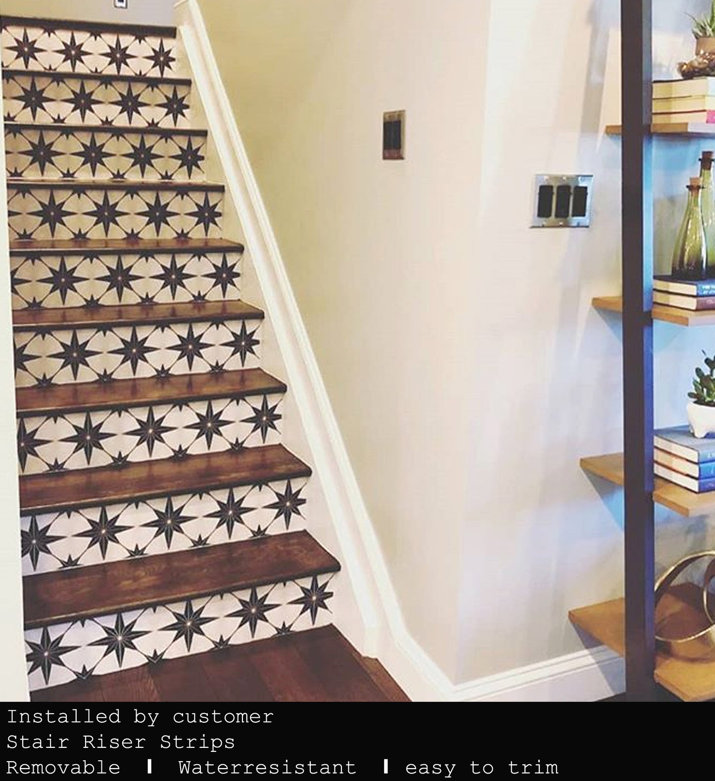 50% DISCOUNT - Positano Stair Riser 4"x 49" - 5 Strips