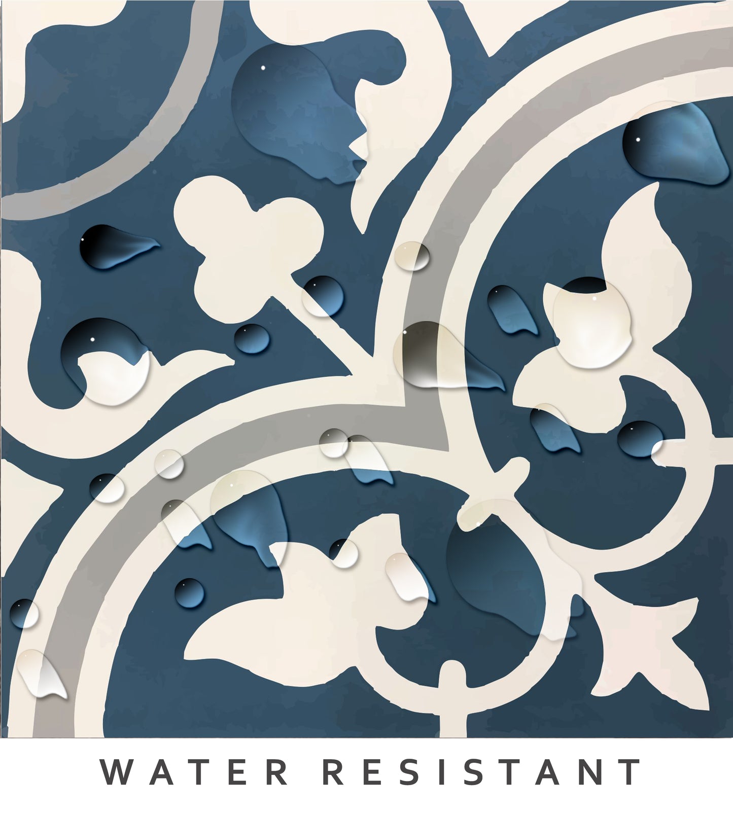 Bruges Premium Peel and Stick Floor Tile Stickers | Removable, Renter friendly with Anti-Slip finish in sturdy 520 microns
