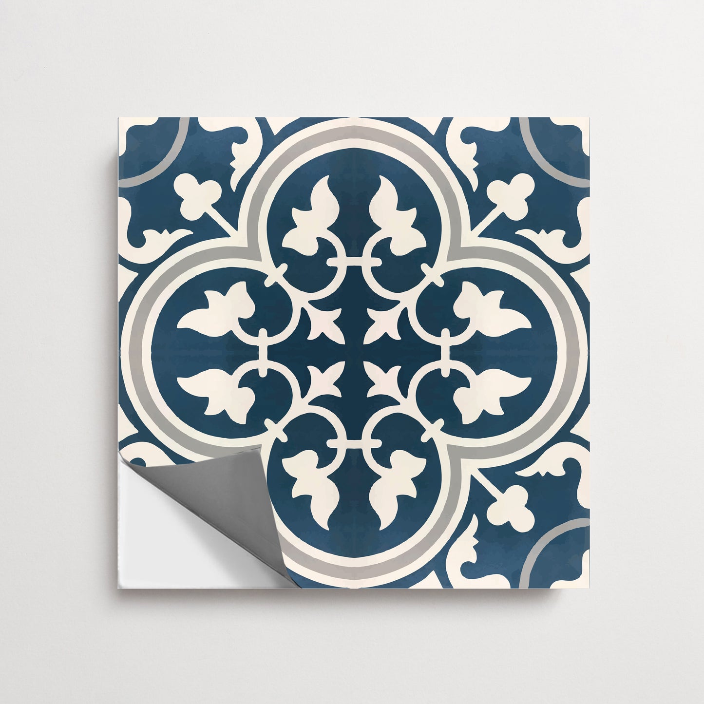 Bruges Premium Peel and Stick Floor Tile Stickers | Removable, Renter friendly with Anti-Slip finish in sturdy 520 microns