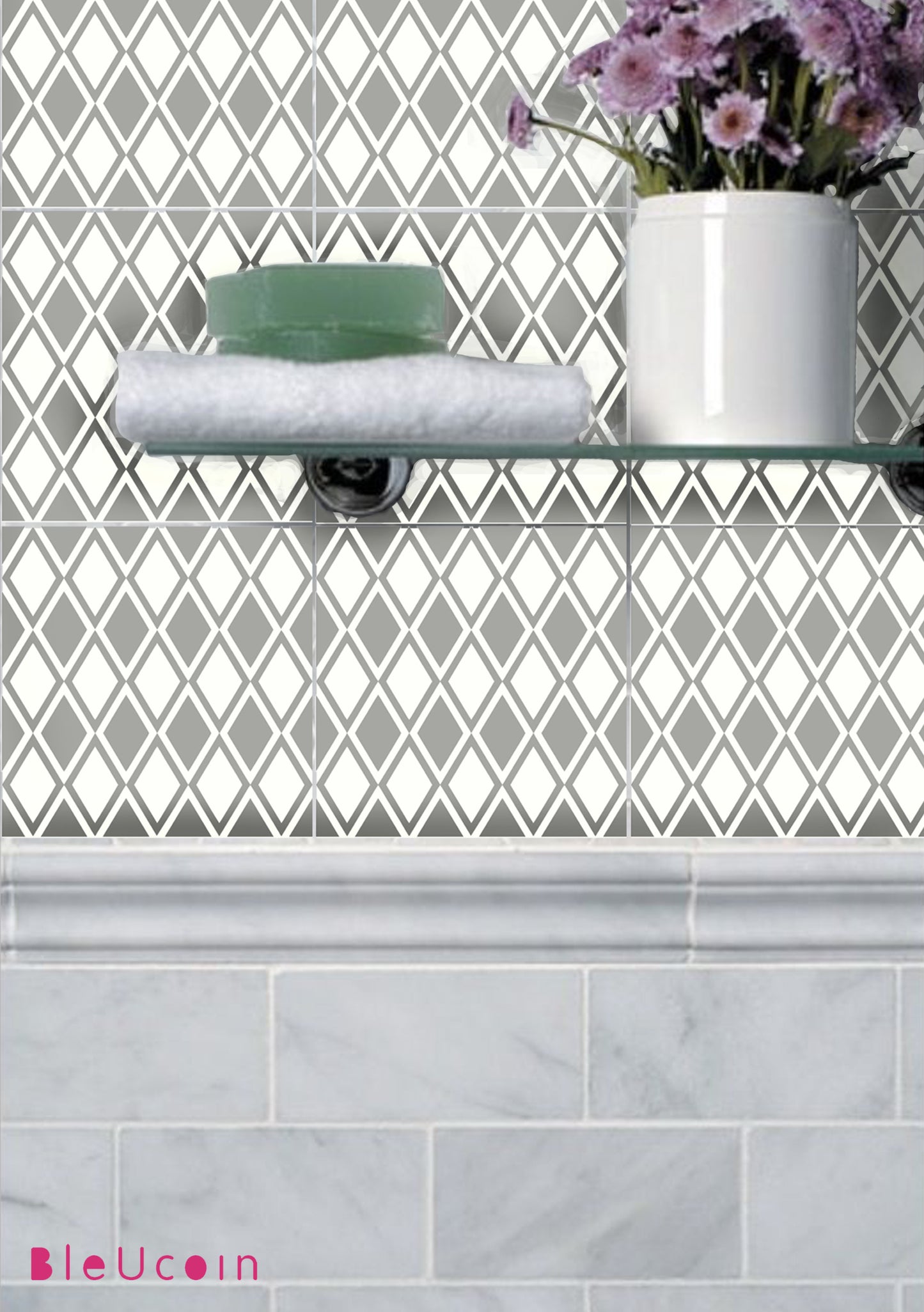 French Geometric Peel & Stick Tile