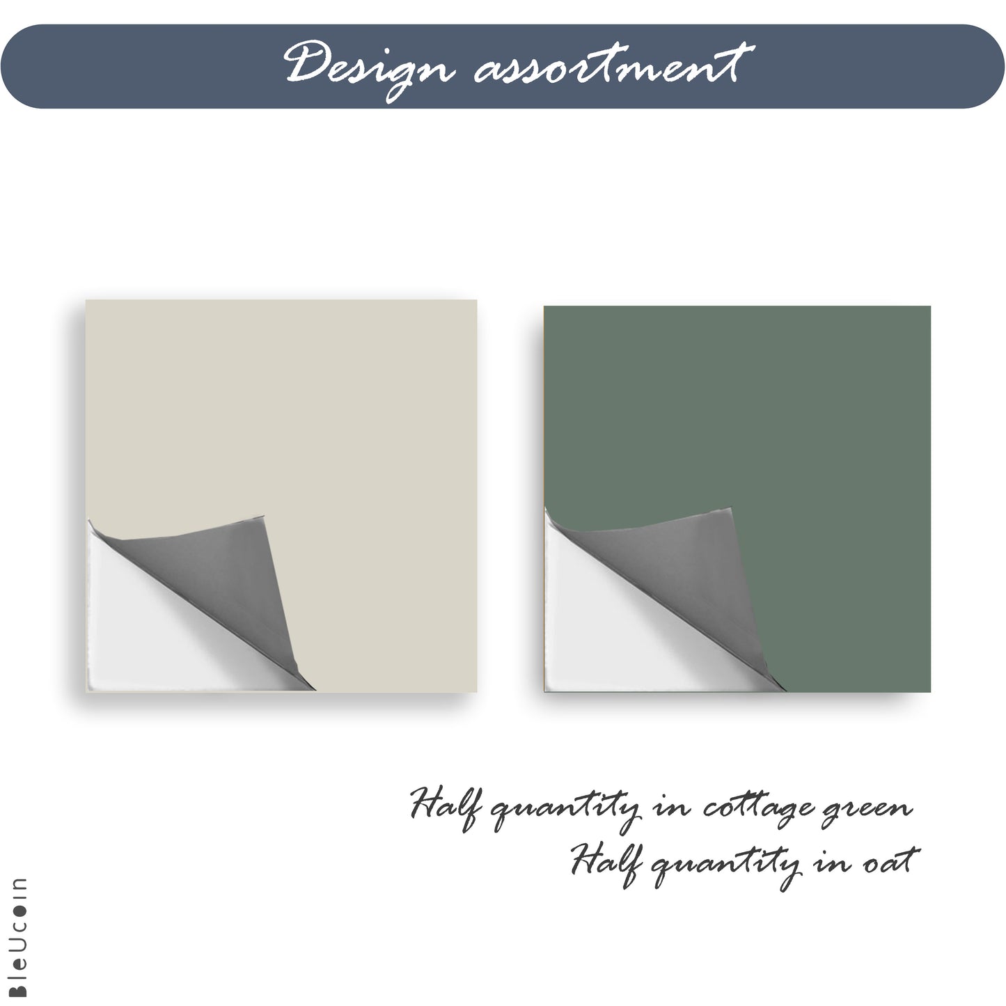 Cottage Green & White Checker Peel & Stick Tile