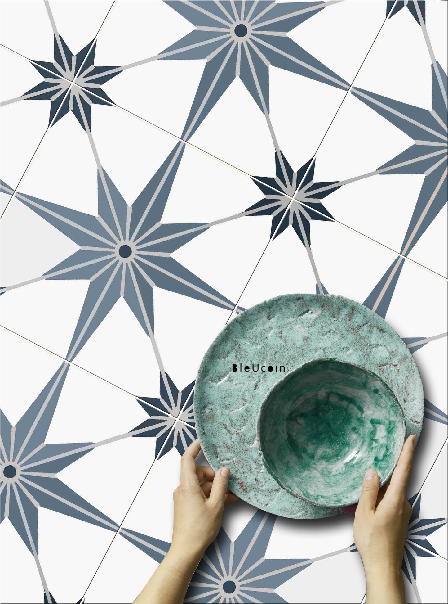 Positano York Premium Peel and Stick Floor Tile Stickers | Removable, Renter friendly with Anti-Slip finish in sturdy 520 microns