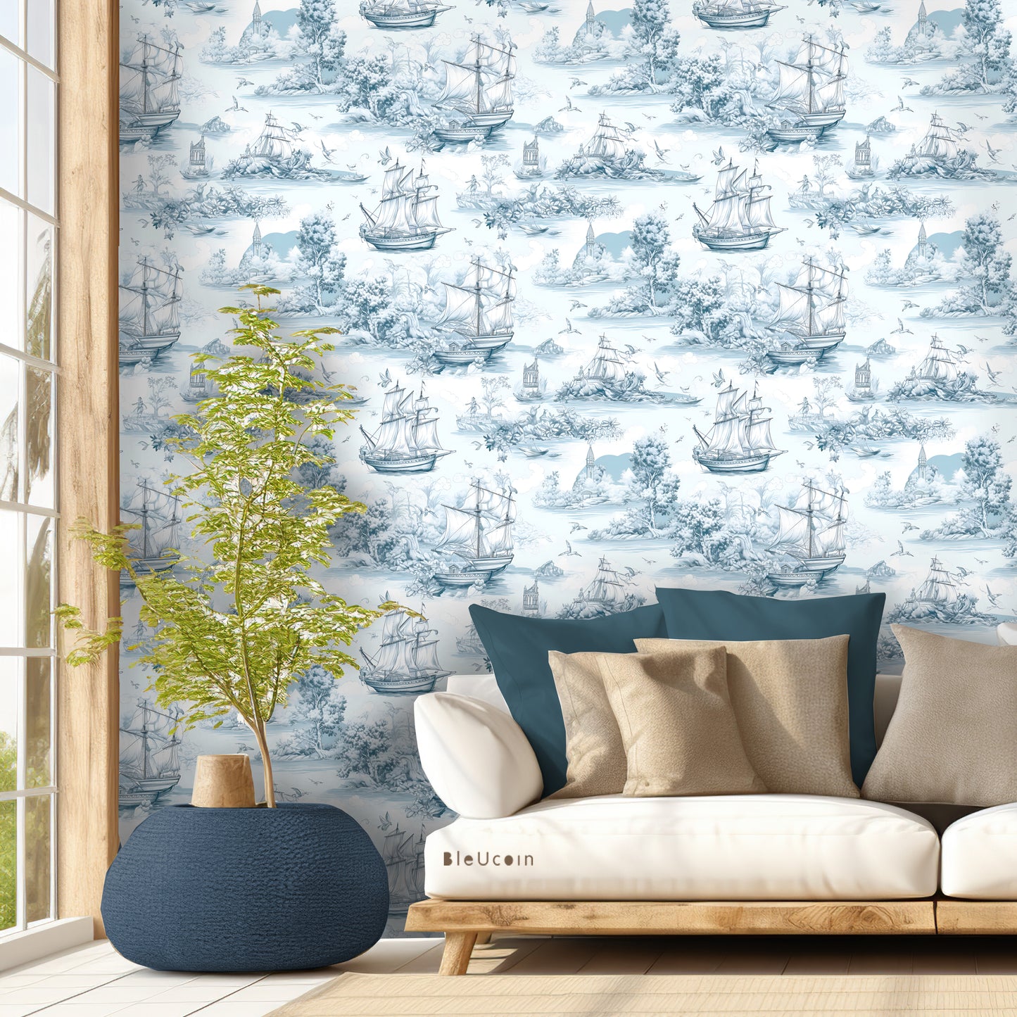 French Toiles Wallpaper