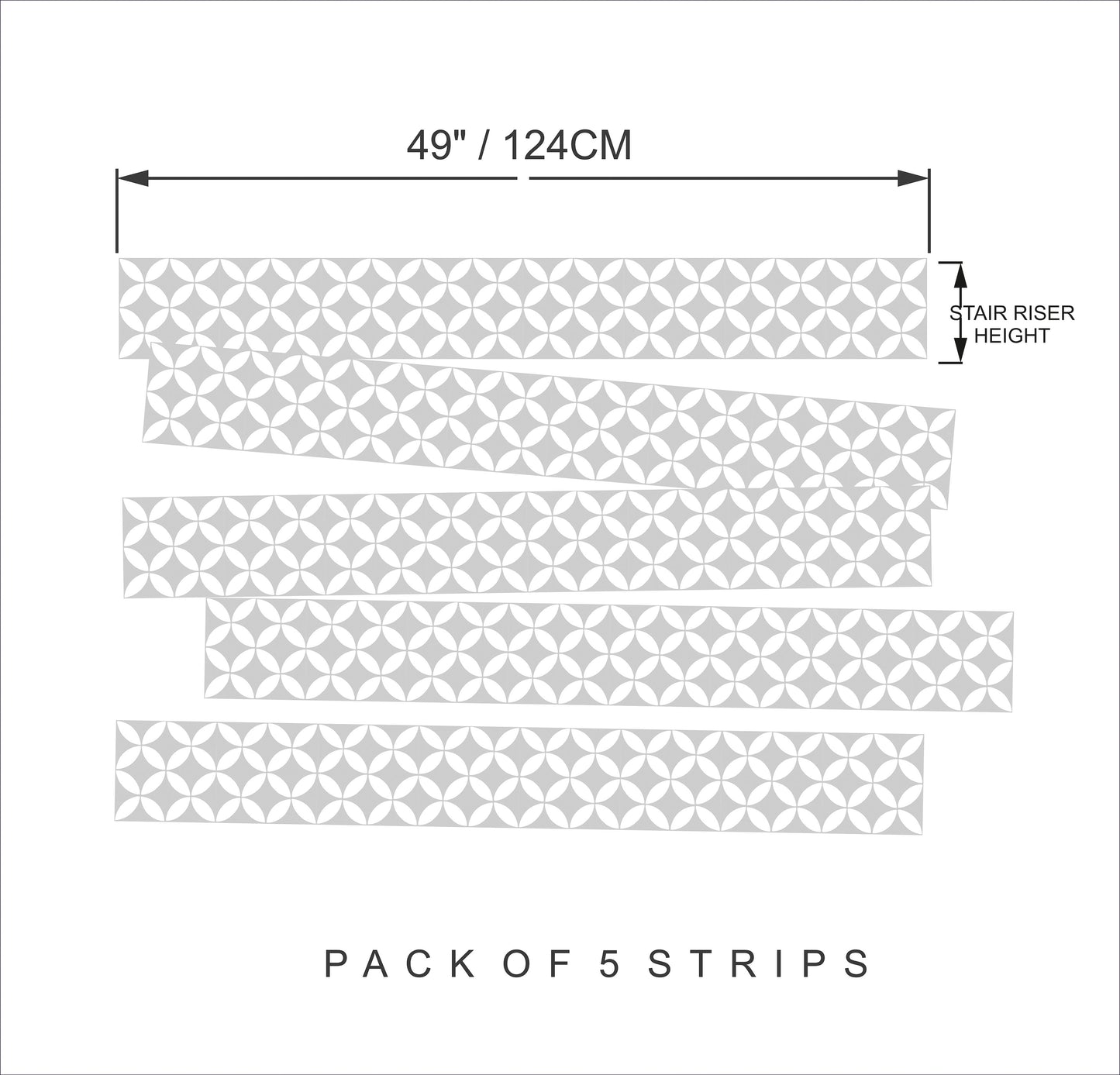 Barcelona Light Peel Stair Strips
