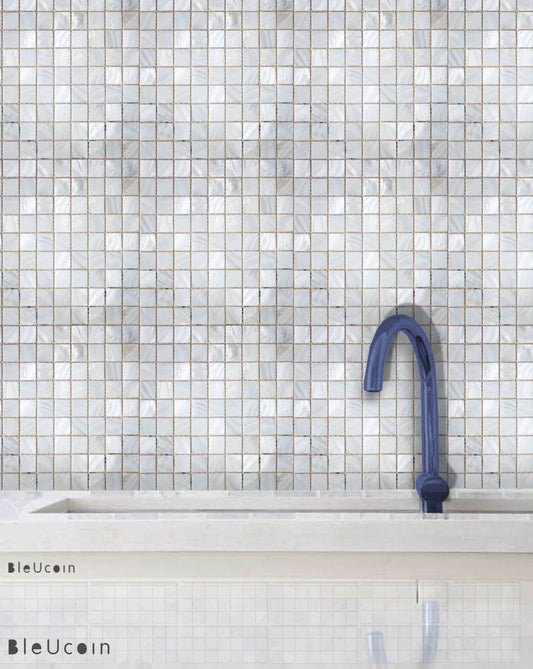 White Mosaic Peel & Stick Tile