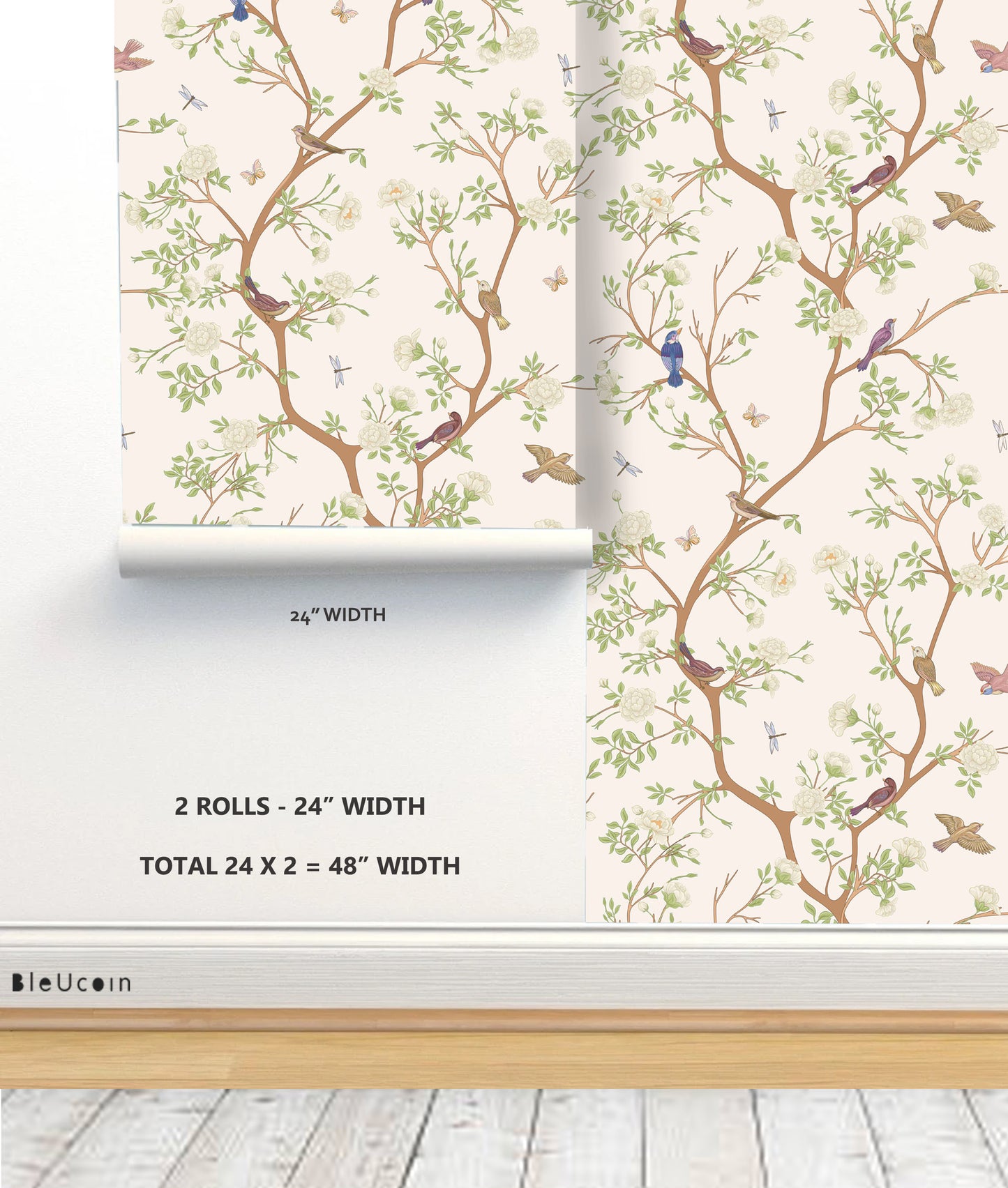 Chinoiserie Ivory Wallpaper