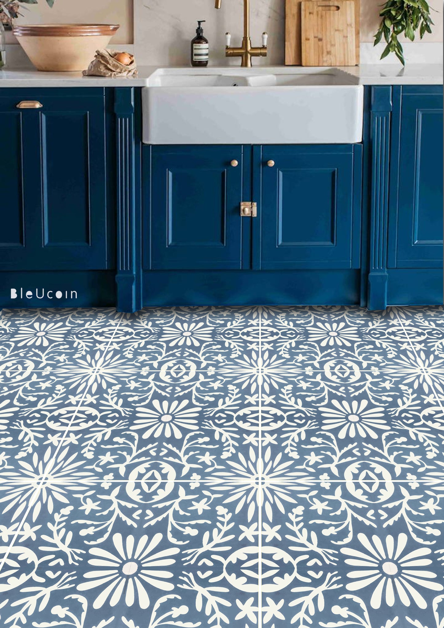 Ratangarh Premium Peel and Stick Floor Tile Stickers | Removable, Renter friendly with Anti-Slip finish in sturdy 520 microns