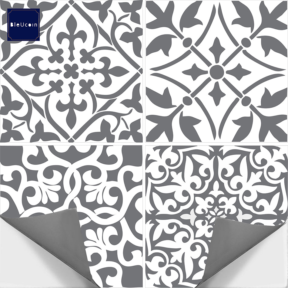 Grey Mix Peel & Stick Tile Decal