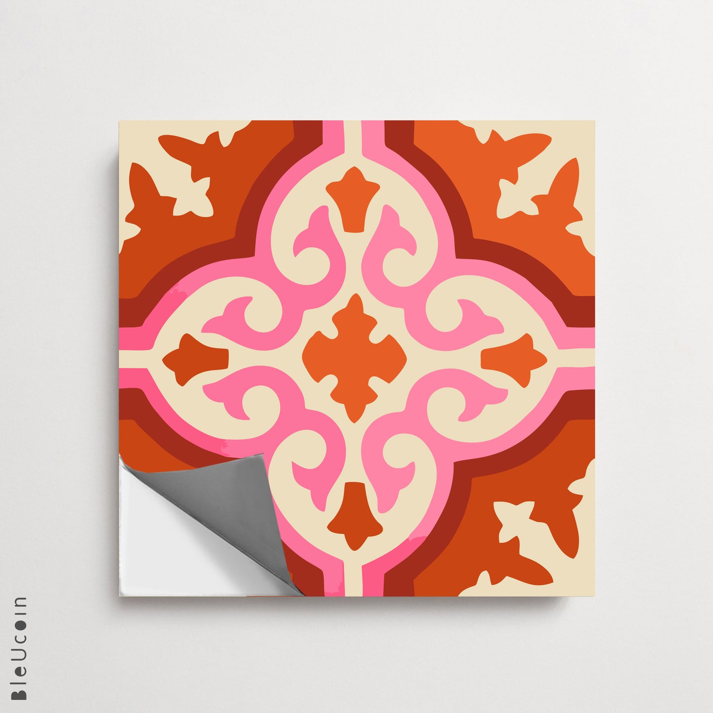 Burnt Orange Peel & Stick Tile