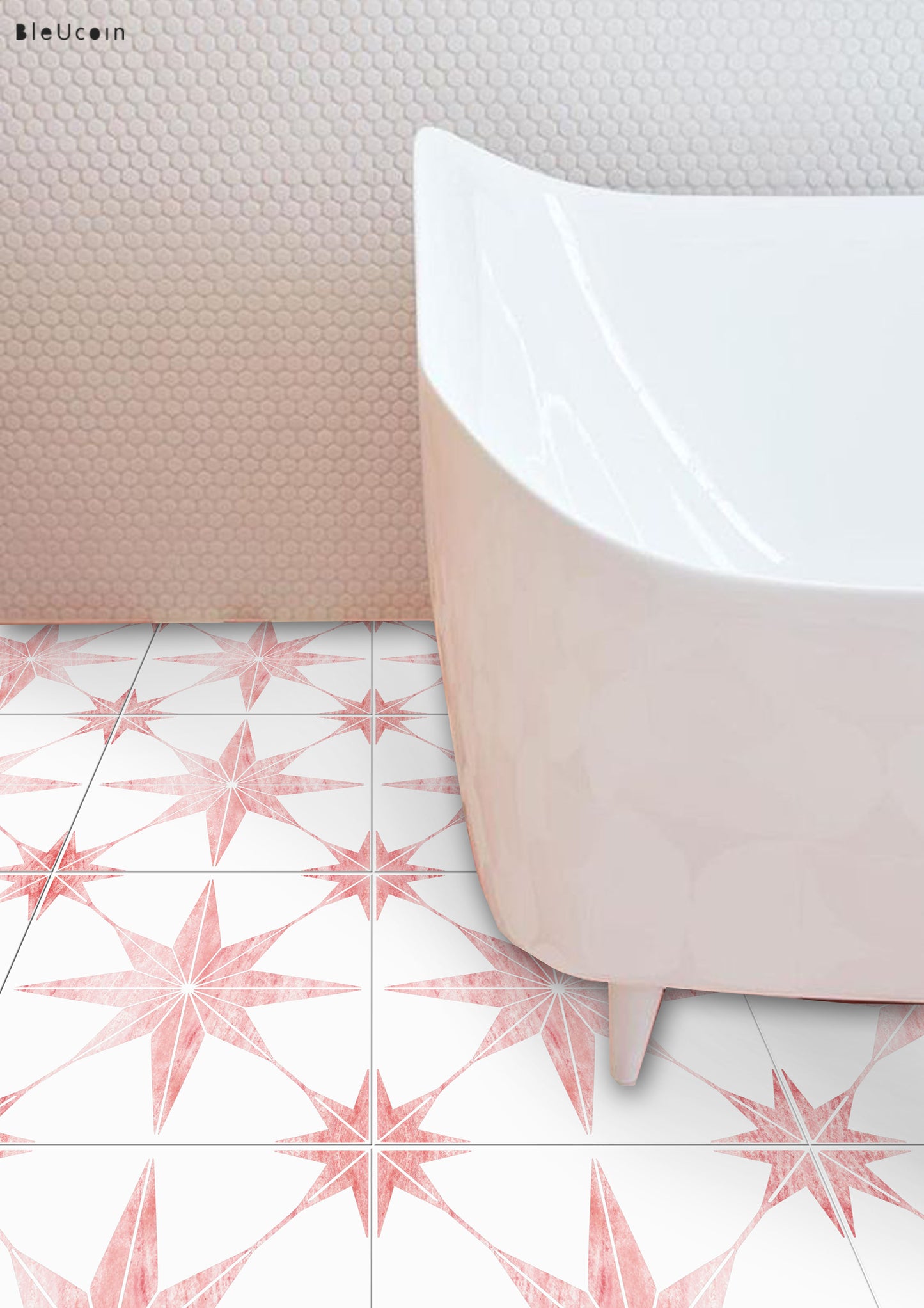 Positano Brink Premium Peel and Stick Floor Tile Stickers | Removable, Renter friendly with Anti-Slip finish in sturdy 520 microns