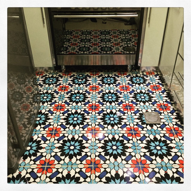 Tanjore Premium Peel and Stick Floor Tile Stickers | Removable, Renter friendly with Anti-Slip finish in sturdy 520 microns