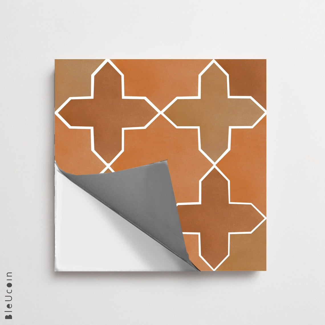 Boston Premium Peel and Stick Floor Tile Stickers | Removable, Renter friendly with Anti-Slip finish in sturdy 520 microns