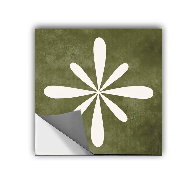 Aspen Premium Peel and Stick Floor Tile Stickers | Removable, Renter friendly with Anti-Slip finish in sturdy 520 microns
