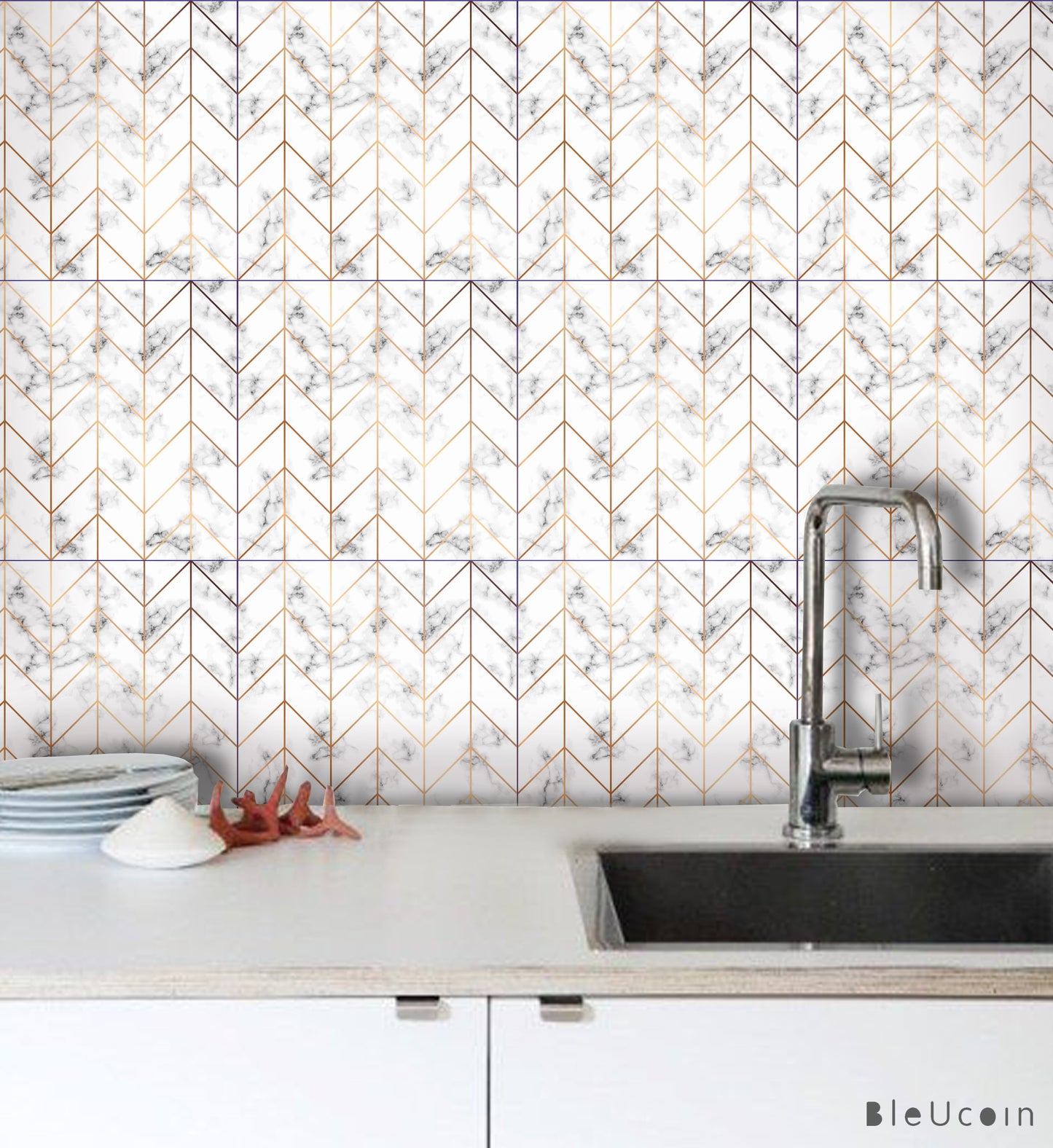 Marble Wellington Peel & Stick Tile