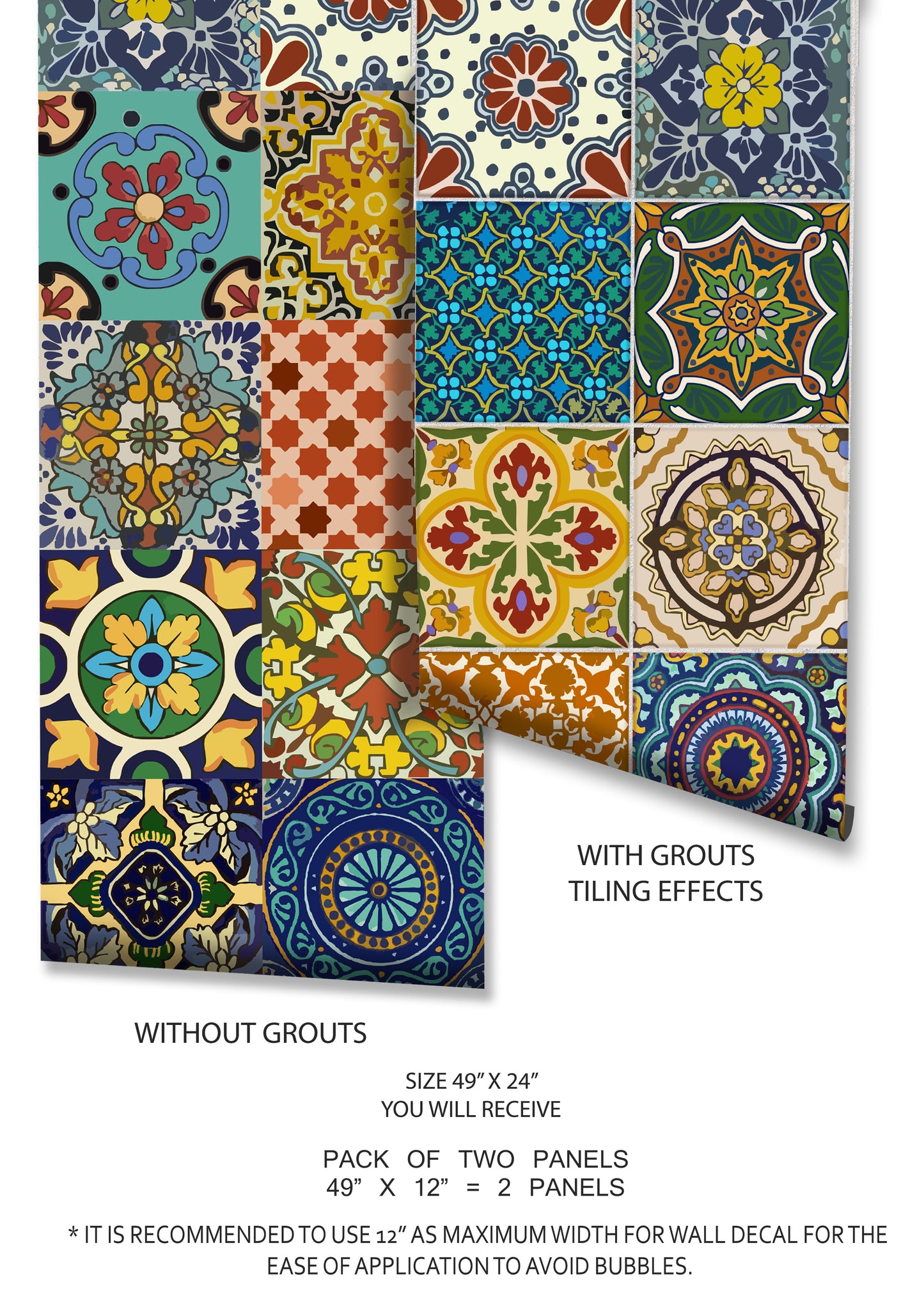 Mexican Peel & Stick Tile