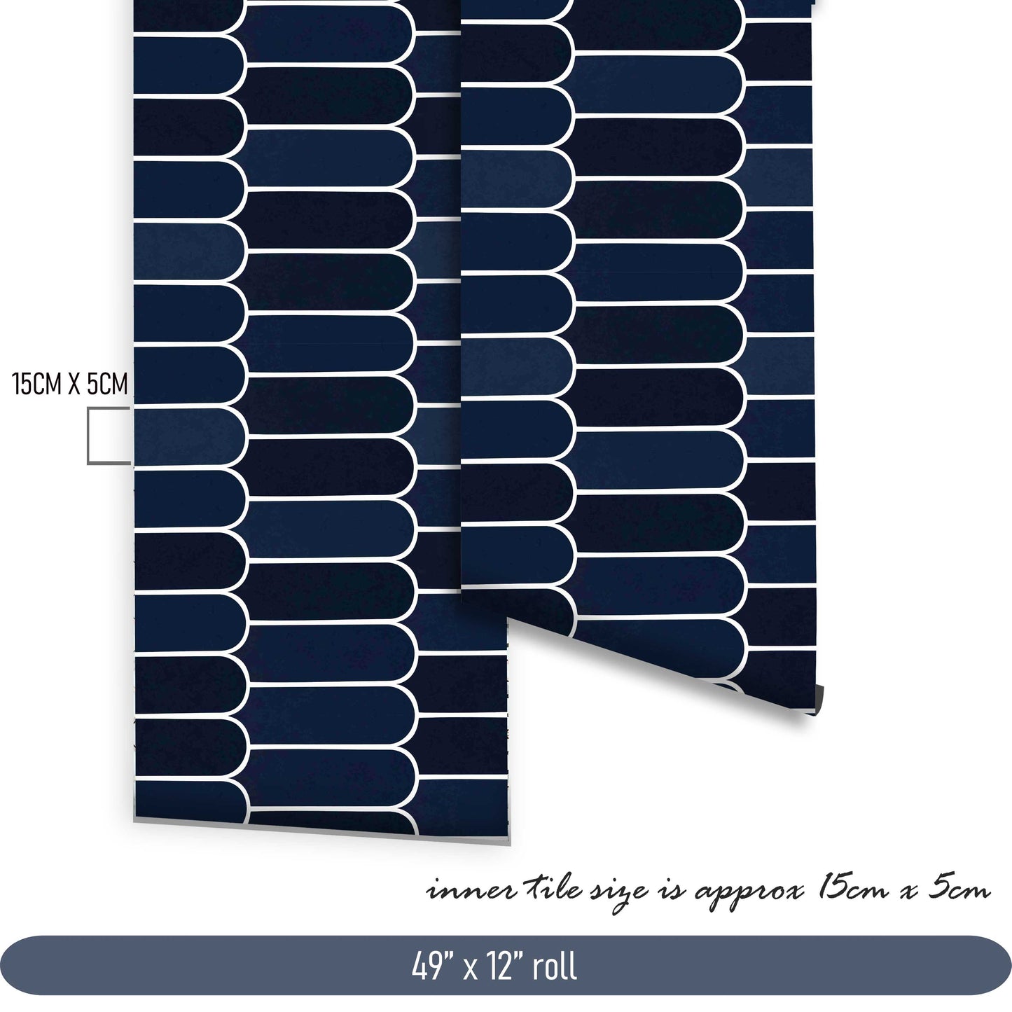 Scala Bleu Subway Peel & Stick Tile