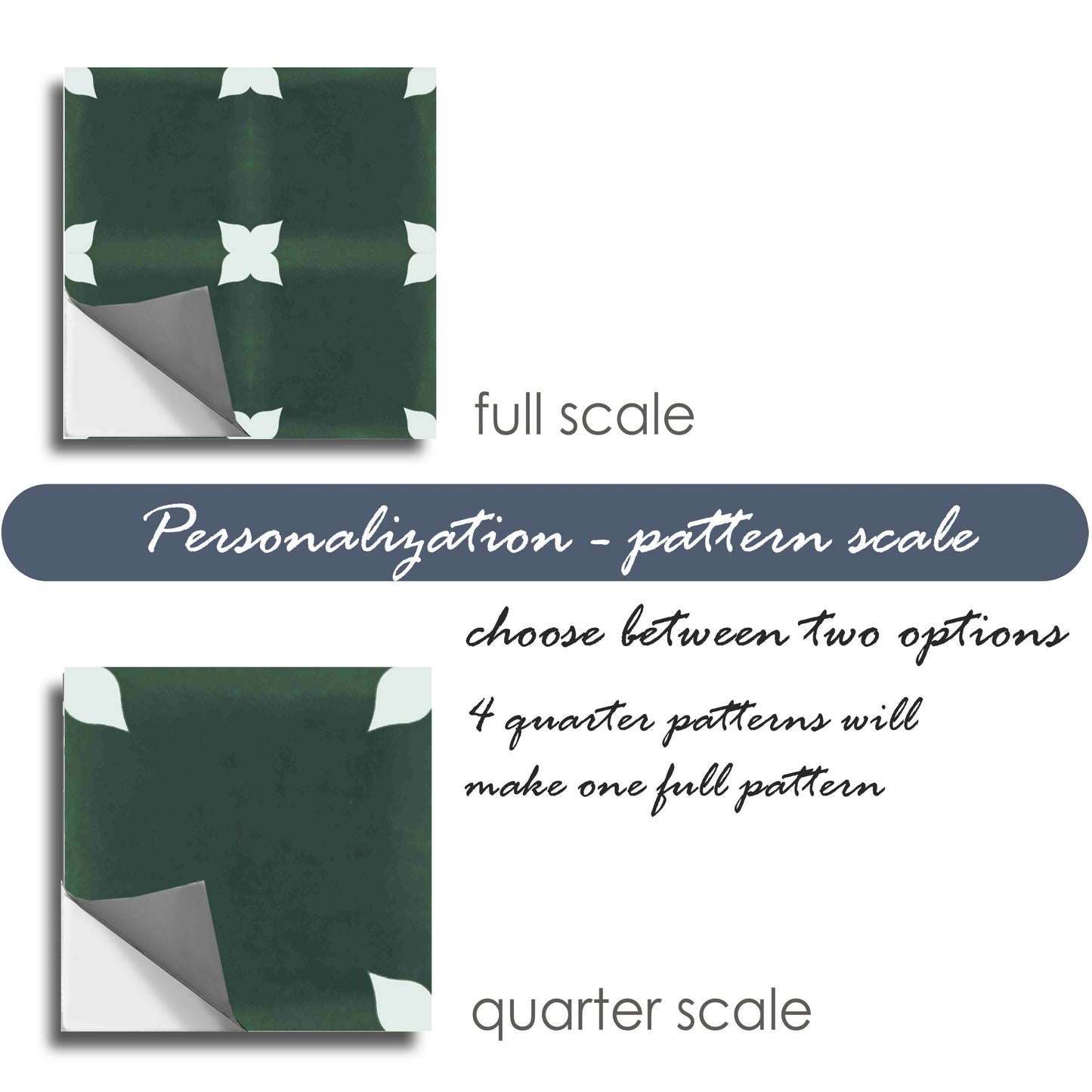 Pasco Premium Peel and Stick Floor Tile Stickers | Removable, Renter friendly with Anti-Slip finish in sturdy 520 microns