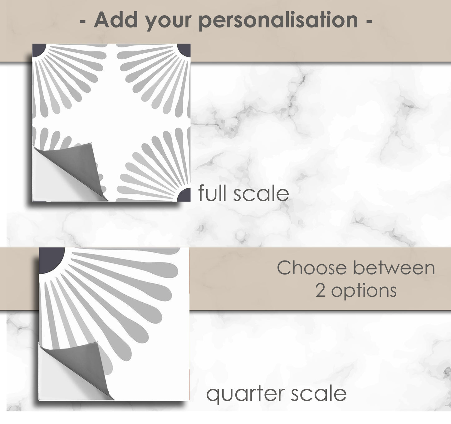 Kawasaki Light Premium Peel and Stick Floor Tile Stickers | Removable, Renter friendly with Anti-Slip finish in sturdy 520 microns