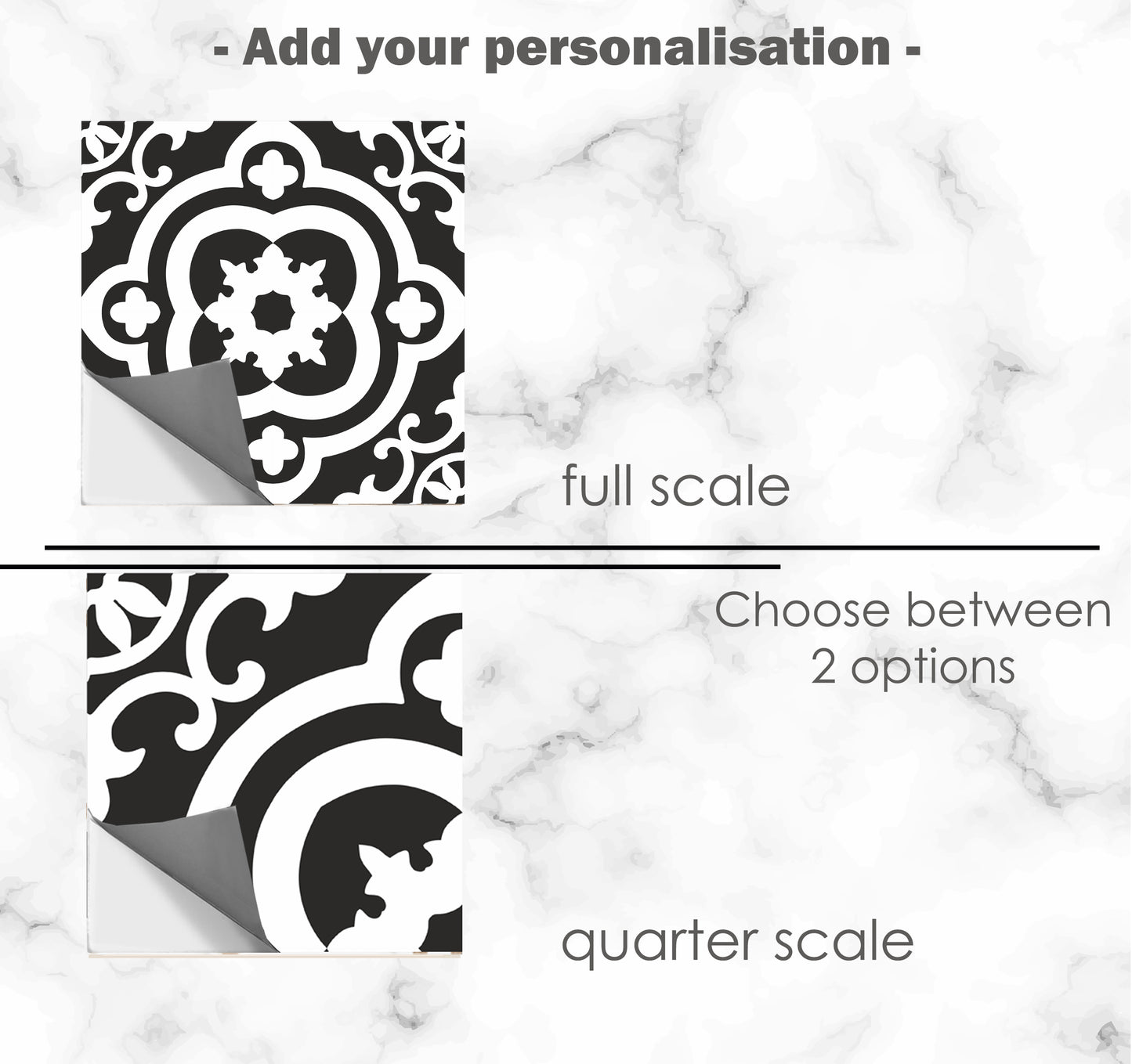 Panama Premium Peel and Stick Floor Tile Stickers | Removable, Renter friendly with Anti-Slip finish in sturdy 520 microns