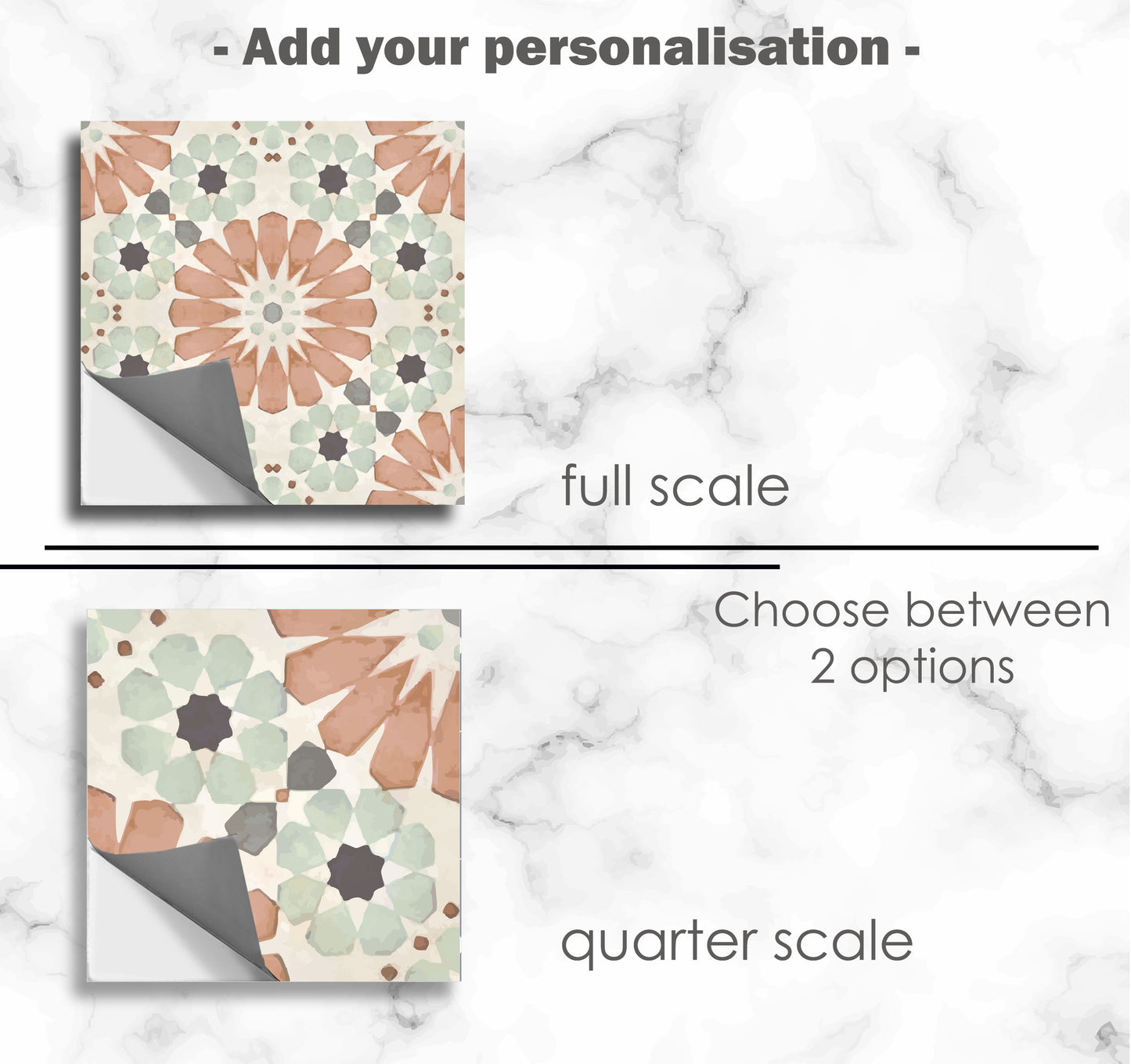 Ivora Premium Peel and Stick Floor Tile Stickers | Removable, Renter friendly with Anti-Slip finish in sturdy 520 microns
