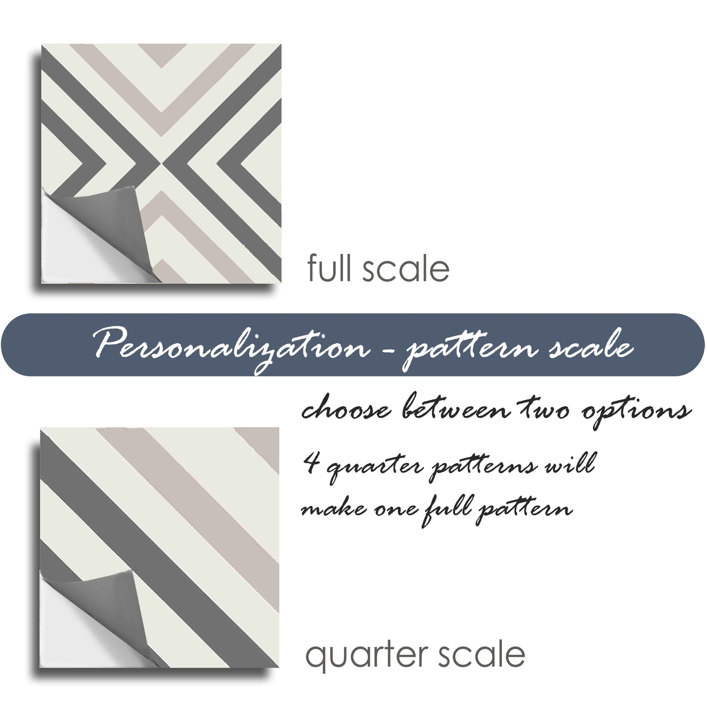 Helsingborg Premium Peel and Stick Floor Tile Stickers | Removable, Renter friendly with Anti-Slip finish in sturdy 520 microns