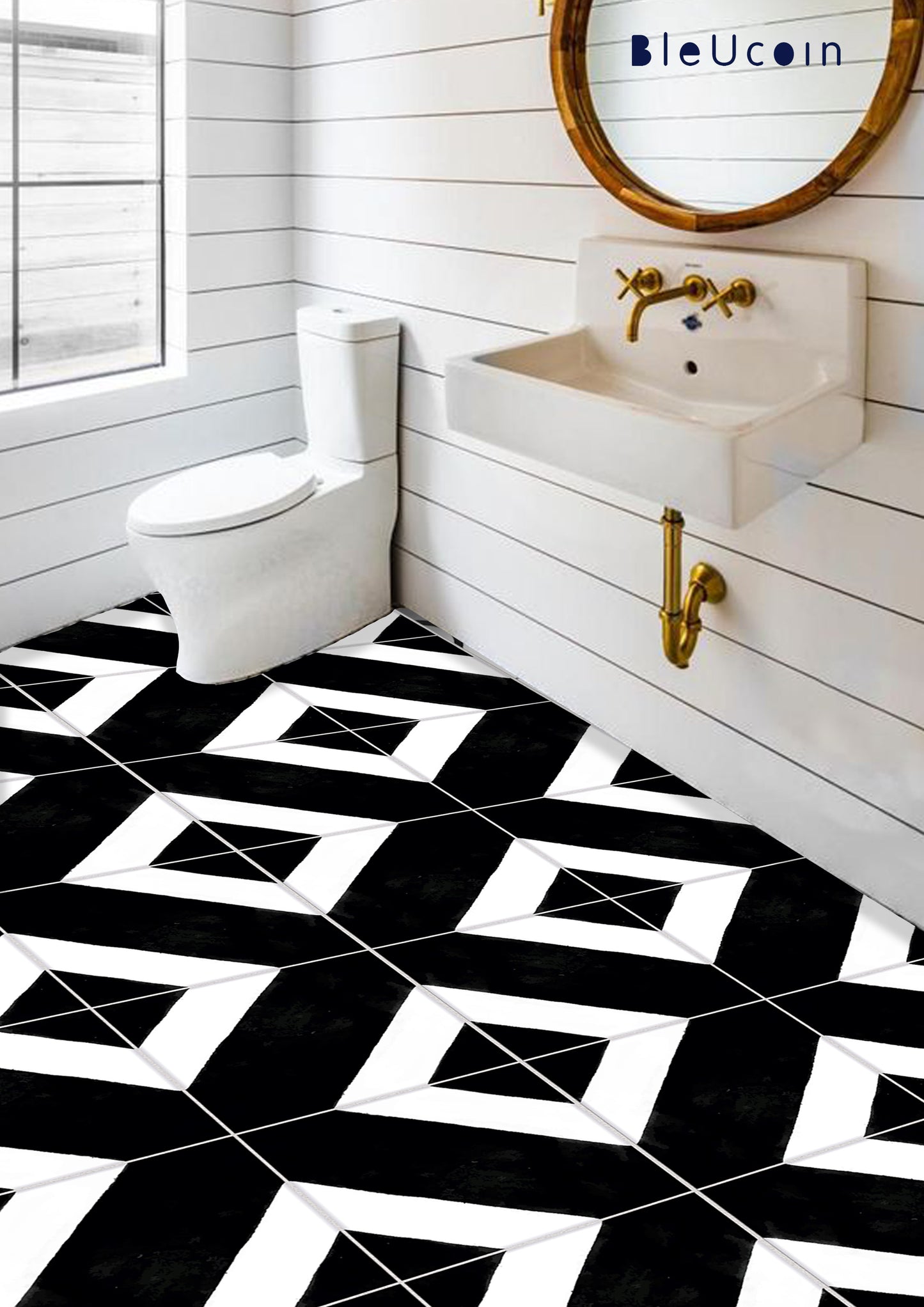 50% DISCOUNT Chittor Black 49" x 12" - 5 panels