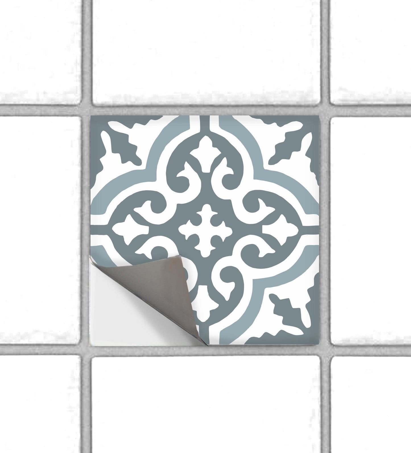 50% DISCOUNT- Blue Dusk 4" x 4" -44 pcs Matt