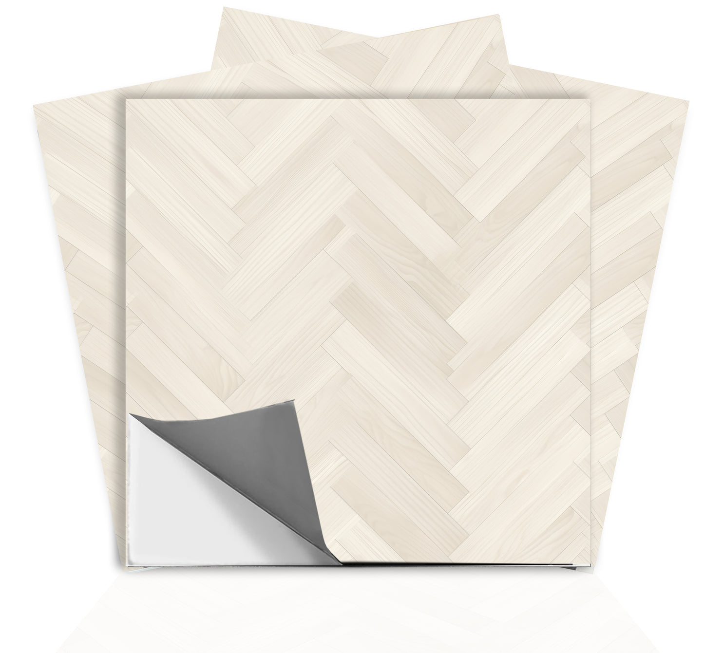 Wooden Herringbone Peel & Stick Tile