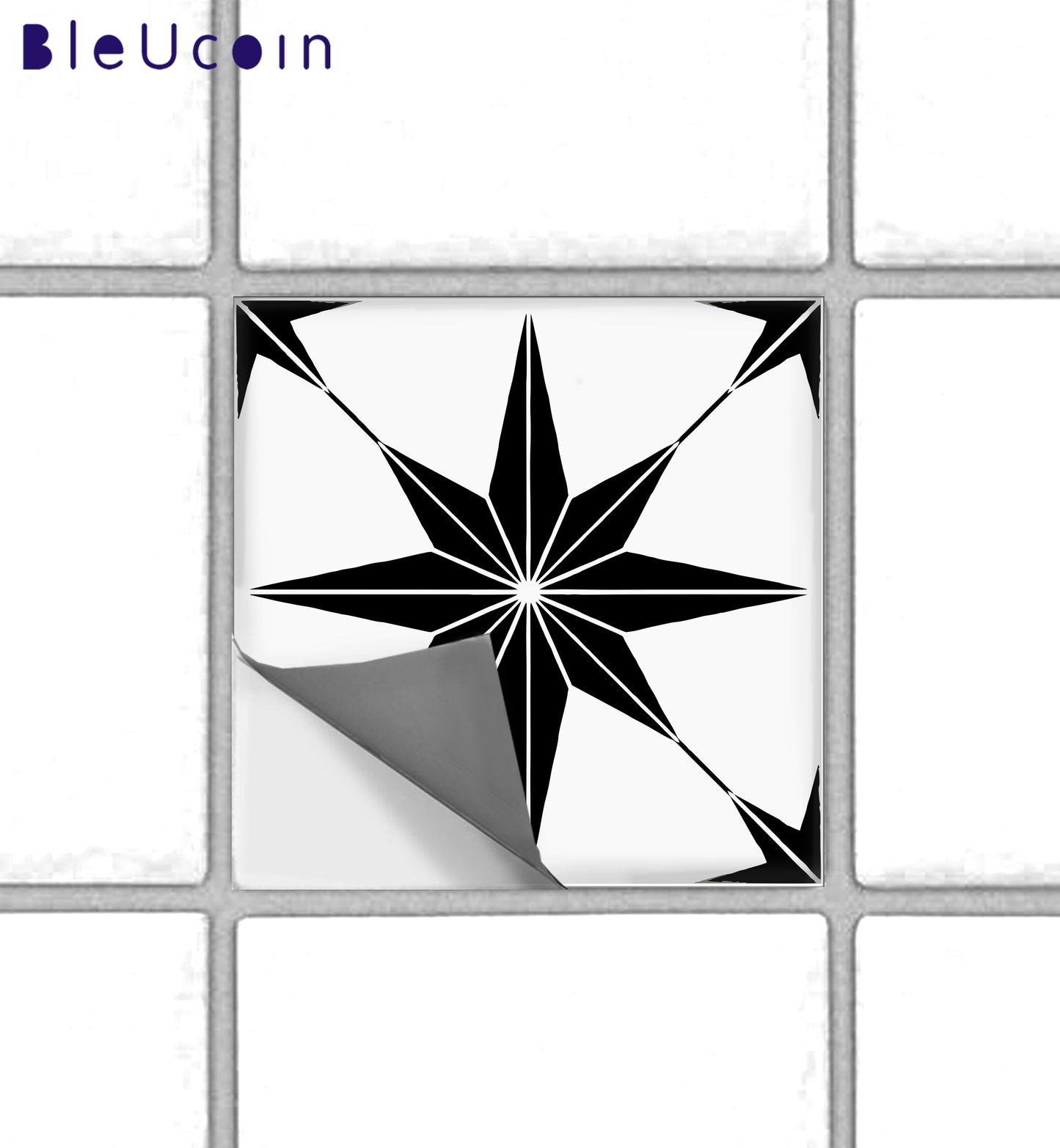 Positano Black Peel & Stick Tile